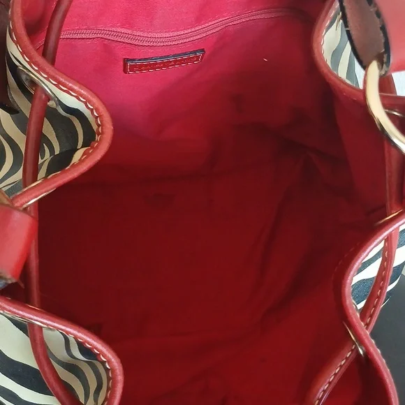 Dooney & Bourke Zebra Stripe Shoulder Bag and Wallet - Picture 7 of 17